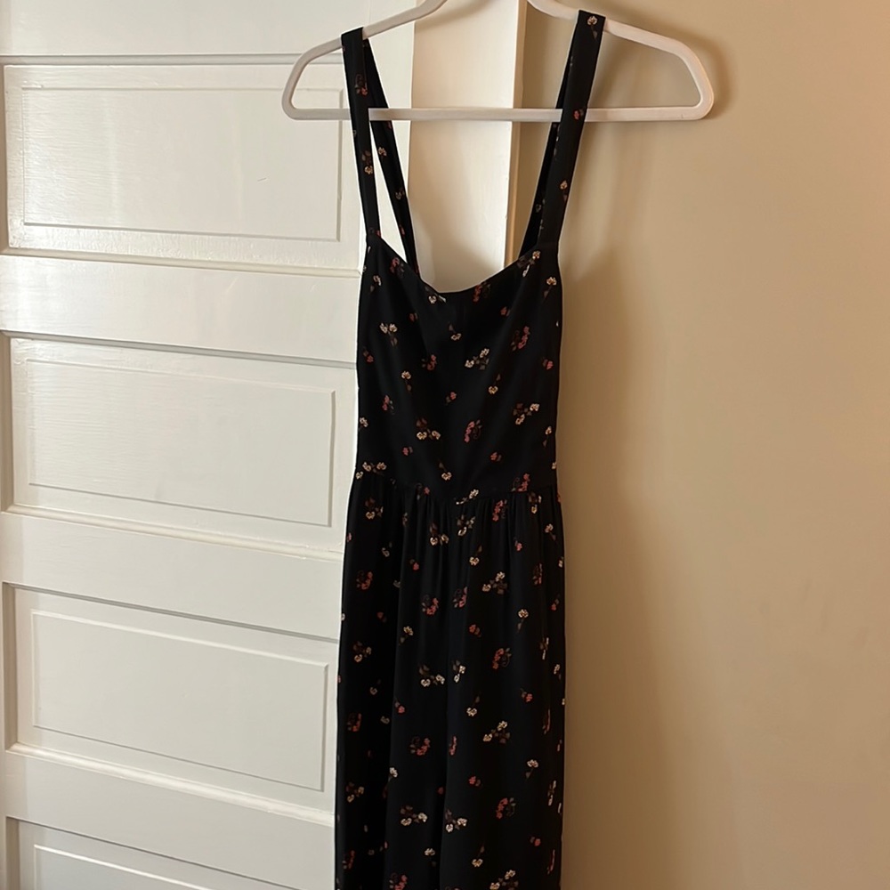 Madewell floral jumpsuit